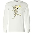thumbnail image 3 of Inktastic Cute Dancing Skeleton Long Sleeve T-Shirt, 3 of 5