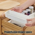thumbnail image 4 of Silverware Drawer Organizer Expandable Utensil Tray for Kitchen Adjustable Flatware and Cutlery Holder White Cutlery Organiser, 4 of 7