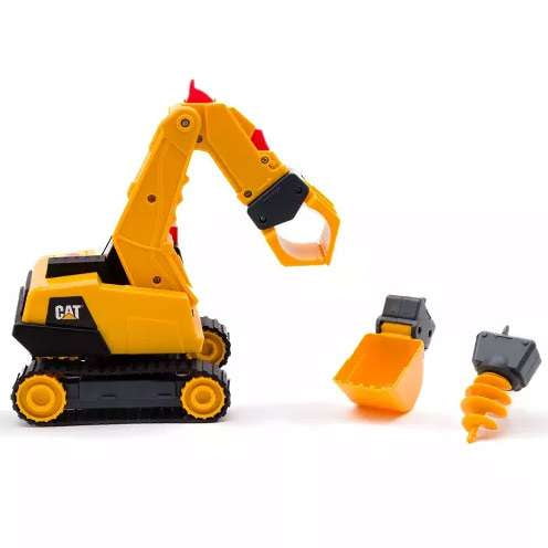 CAT Power Switch Crew Excavator with Boulders and Compound