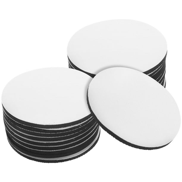 Posavasos en blanco para sublimación, 20 Uds., posavasos en blanco con transferencia de calor, posavasos para tazas DIY para bebidas