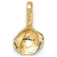 thumbnail image 6 of Auriga Fine Jewelry 14K Yellow Gold Mini Clam Shell Charm for Women (Length - 11.8 mm, Width - 6.9 mm), 6 of 6