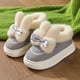 thumbnail image 3 of Botas de nieve de invierno para mujer, ropa exterior, bolsa cálida de terciopelo, zapatos de algodón con tacón, botas de algodón de conejo de peluche con suela gruesa para interior, novedad de inviern, 3 of 5