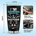 thumbnail image 5 of Gaming Mug Tumbler Boys Gifts - Teens Men Gamer Gamepad Presents Game Controller Travel Coffee Cup for Boyfriend Son Dad Husband Birthday Halloween Christmas 20oz Stainless Steel, 5 of 6