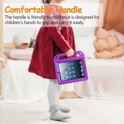 SUPNICE Kids Case for iPad 2 3 4 （Old Model）- Built-in Screen Protector, Shockproof Handle Stand Kids Friendly Protective Case for iPad 2nd 3rd 4th Generation, Purple