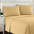 thumbnail image 6 of Sweet Home Collection California King Sheet Sets, Classic 1800 Series Deep Pocket 4 Piece, Luxury Soft Microfiber Bed Sheet Sets, Camel, 6 of 6