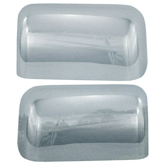 Mirror Covers for 2008-2016 Ford Superduty (Chrome Top Half)