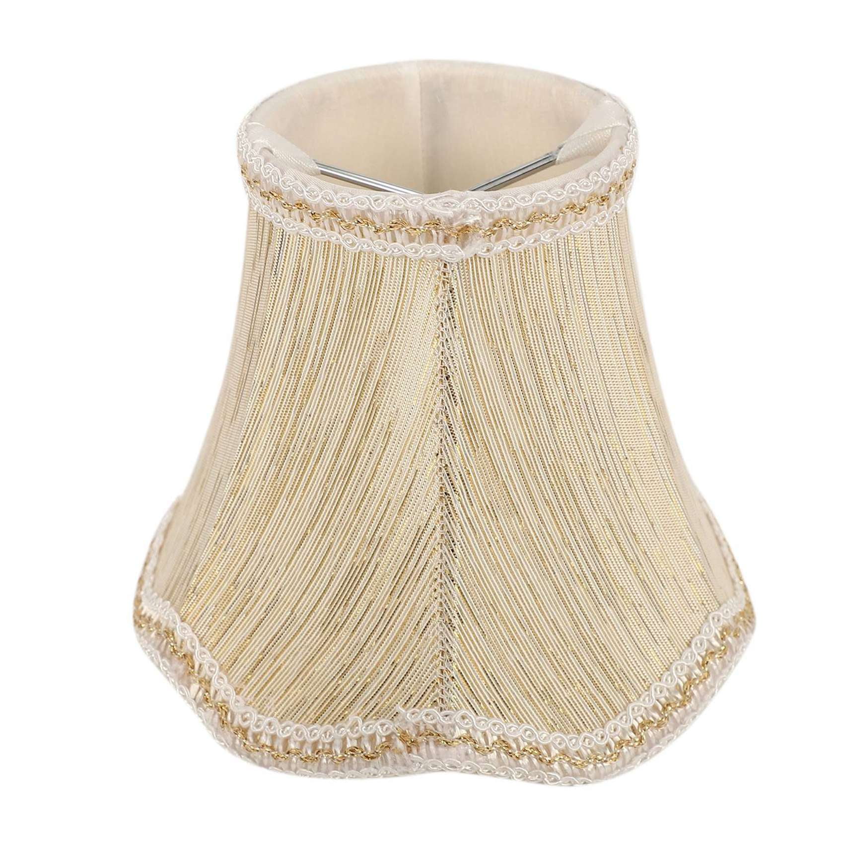 Set of 12 Chandelier Shades,ONLY for Candle Bulbs,Clip-on Lamp Shades