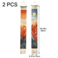 thumbnail image 3 of Sunset Sunrise Tapestry Nature Landscape Tapestry Forest Mountain Tapestry for Living Room Bedroom Dorm Wall Decorations, 3 of 7