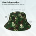 thumbnail image 3 of Balery Camouflage Skull Sombreros para el sol para hombre y mujer, sombrero de pescador con UPF 50+, 3 of 6