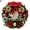 Other, variant on Happy Date Pre-Lit Artificial Christmas Wreath, Green, Crestwood Spruce, Decorated with Pine Cones, Berry Clusters, Frosted Branches, Christmas Collection