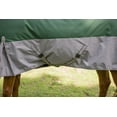 thumbnail image 3 of TuffRider Bonum 1200D Medium Weight Standard Neck Two Tone Turnout Blanket With 200gms of fill Hunter Green/Grey 84, 3 of 4