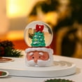 thumbnail image 5 of Christmas Decorations 2025 - Christmas Snow Globe with Snowman, 5 of 6