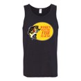 thumbnail image 2 of Women Want Me Fish Fear Me Fishing Mens Graphic Tank Top, Black, Small, 2 of 3