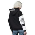 thumbnail image 2 of Women's Starter  Black Detroit Lions 4th Down Full-Zip Hoodie, 2 of 3