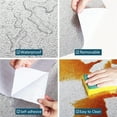 thumbnail image 6 of Kitchen Backsplash Wallpaper Peel and Stick Aluminum Foil Contact Paper Self Adhesive Oil-Proof Heat Resistant Wall Sticker for Countertop Drawer Liner Shelf Liner (15.6 x196inches), 6 of 8