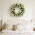 thumbnail image 5 of Easter Bunny Egg Rattan Wreath 15.74 Inch Multicolor Home Door Wall Decor Indoor Outdoor Easter Thanksgiving Christmas Wedding Table Centerpiece Reusable Fade Resistant, 5 of 9