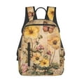 thumbnail image 3 of Balery Vintage Floral Butterfly Collage Lightweight Backpack for Men and Women - Durable and Water-Resistant, Ideal for School, Work, Travel, and Everyday Use, 3 of 9