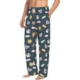 thumbnail image 6 of Logiee Cartoon Animals Print Pajama Pants for Men,Men’s Pajama Bottoms,Mens PJ Pants with Pockets & Button Fly-3X-Large, 6 of 6