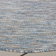 thumbnail image 3 of Safavieh Courtyard Mitre Geometric Indoor/Outdoor Area Rug, Ivory Blue/Beige, 6'7" x 6'7" Round, 3 of 10