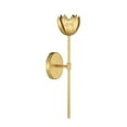 thumbnail image 3 of Trade Winds Primrose 1-Light LED Wall Sconce in True Gold, 3 of 6