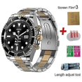 thumbnail image 1 of 2023 Smart Watch For Adult Business Clock Steel Belt Smartwatch Bluetooth Call Heart Rate Fitness Waterproof Sports Watches AW12, 1 of 5