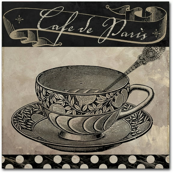 Trademark Fine Art "Bistro Parisienne IV" Canvas Art by Color Bakery