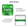 thumbnail image 5 of Picia Vegetables Pattern Tissue Box Cover,PVC Leather Square Holder,Tissue Box Holder with Magnetic Bottom,Facial Paper Organizer Dispenser-5.2"X5.2"X5.2", 5 of 7