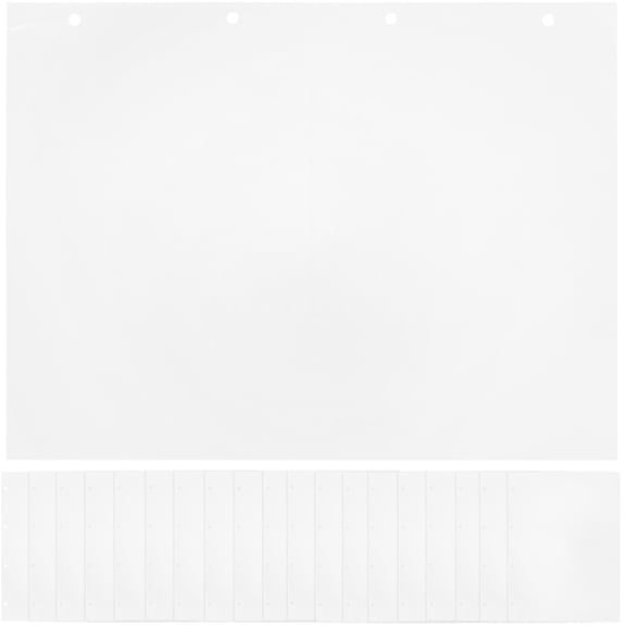unbranded 20 Pcs 4 Pocket Photo Pages Album of Loose-leaf Refills