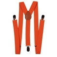 thumbnail image 1 of Mens / Womens One Size Suspenders Adjustable, Neon Orange, 1 of 2