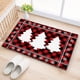 thumbnail image 4 of Alfombra Navideña de Terciopelo con Diseño de Cuernos y Cristales | Alfombrilla Antideslizante para Baño | Roja | 40 Cm X 60 Cm | Decoración Festiva y Regalo, 4 of 6