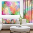 thumbnail image 1 of Motif Polygonal Mosaïque Multicolore - Tableau Abstrait sur Toile, 1 of 3