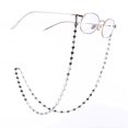 thumbnail image 3 of Cadena de gafas con forma de corazón de plata/oro rosa para hombres y mujeres (grande), 3 of 4