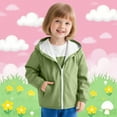 thumbnail image 4 of Vividxx Toddler Rain Jacket Girls Hooded Windbreaker Jacket Lightweight Raincoat Outdoor Autumn Zippered Coat For Children 3-4 Years, 4 of 7