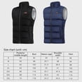 thumbnail image 3 of YAMB Adult's Heated Vest with Battery Pack,Washable Lightweight Heated Coat with 9 Heating Zones for Skiing,Blue,XXXL,Christmas Day Gifts,Winter Heated Jacket for Men and Women,Warm Windproof, 3 of 8