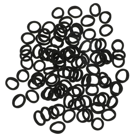 STRANDCHIC hair ties mini Hair Ties Black 200pcs