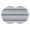 Navy Blue, variant on Navy Blue Grey Striped Round 15 Inch Placemats Set of 4, Horizontal Lines Simple Minimalist HeatResistant Non Slip Place Mats for Dining Table, Wipeable Braided Kitchen Table Mats for Housewarming