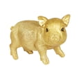 thumbnail image 1 of Alcancía de cerdo dorado, recipiente para ahorrar dinero, tarro de ahorro, alcancía compacta para escritorio, sala de estar, mesa, centro de mesa,, 1 of 8