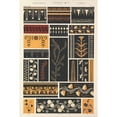 thumbnail image 2 of Owen Jones 11x14 Black Ornate Wood Framed Double Matted Museum Art Print Titled: Greek No.7 (1856), 2 of 5