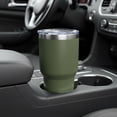 thumbnail image 6 of Muka 30 Oz. Stainless Steel Tumbler, Durable Powder Coated Insulated Travel Cup-Red, 6 of 7