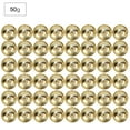 thumbnail image 1 of 50 g/bolsa de cuentas de ABS coloridas, joyería DIY, accesorios de ropa, decoración de boda (6MM dorado), 1 of 8