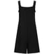 thumbnail image 4 of Mono de verano liso con botones para mujer - Mono informal sin mangas con tirantes ajustables y bolsillos laterales, 4 of 4