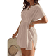 thumbnail image 3 of Traje de Baño para Mujer, con Botones, para Playa, Color Albaricoque, XXL, 3 of 6