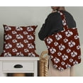 thumbnail image 5 of Soimoi Red Rayon Fabric Artistic Flower & Geometric Printed Fabric 1 Yard 56 Inch Wide, 5 of 5