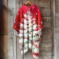 thumbnail image 6 of VINUSLI Hooded Cloak Women Trendy Fleece Asymmetric Hem Pullover Christmas Cape Hoodie Red,Free Size, 6 of 9