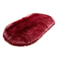 thumbnail image 1 of Soft Rug Chair Cover Artificial Sheepskin Wool Warm Hairy Carpet Seat Mats Rug, 1 of 2