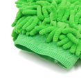 thumbnail image 3 of 4pcs Green Universal Microfiber Chenille Car Washing Cleaning Glove Mitten, 3 of 4