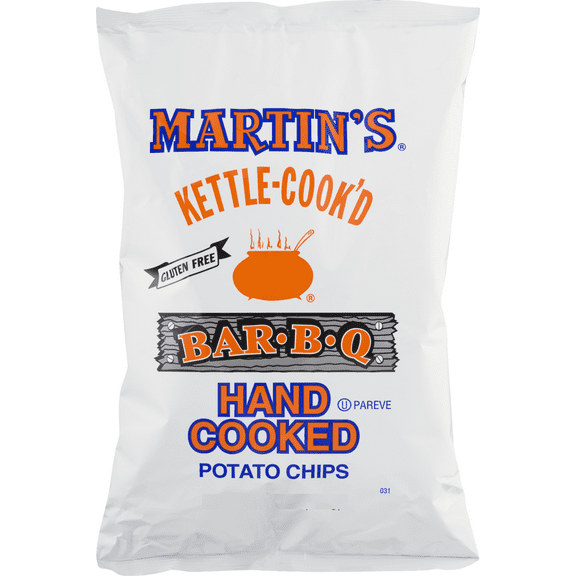 Martin's Kettle-Cook'd Bar-B-Q Potato Chips - 8 Oz. (3 Bags)