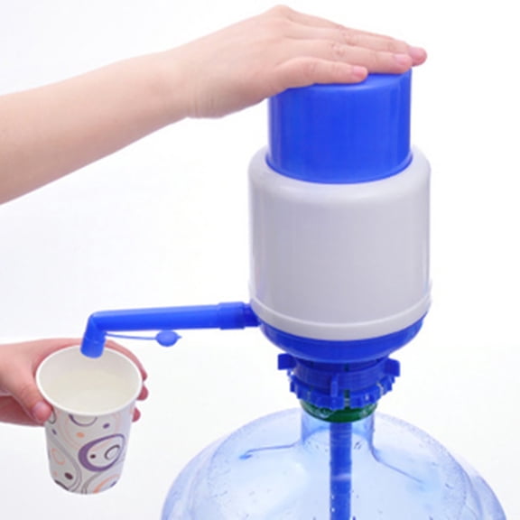 Hand Pump Water Dispenser for 5 Gallon Bottle, Manual Drinking Water Pump, Siphon Pressure Action for Home Office Camping, No Battery Portable Bottle Pump