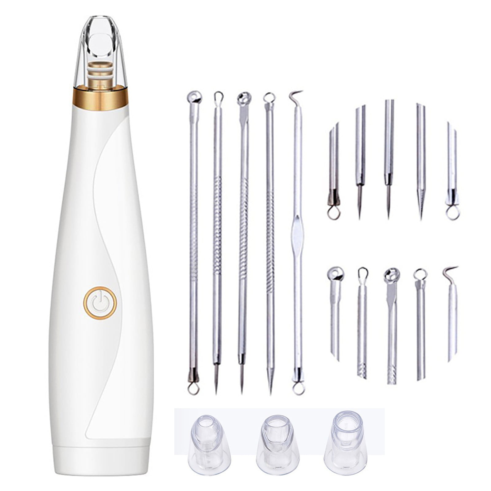 HSMQHJWE Electrolysis Hair Removal Pen Blackhead Remover Metal Firm