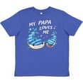 thumbnail image 3 of Inktastic My Papa Loves Me Whale Shark Youth T-Shirt, 3 of 5